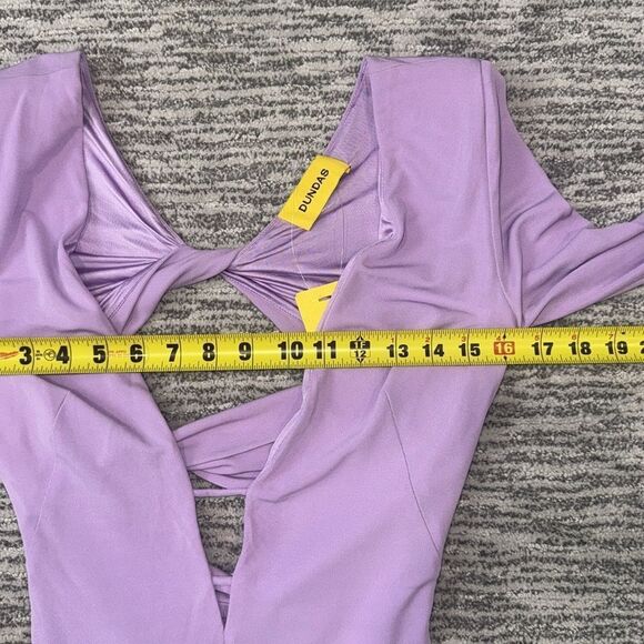 NWT DUNDAS Revolve Orion Lilac Evening Dress US Size Medium/ IT 42 - Picture 10 of 16